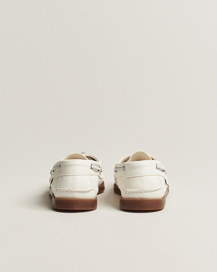 Heren | Bootschoenen | Paraboot | Barth Boat Shoe White Deerskin