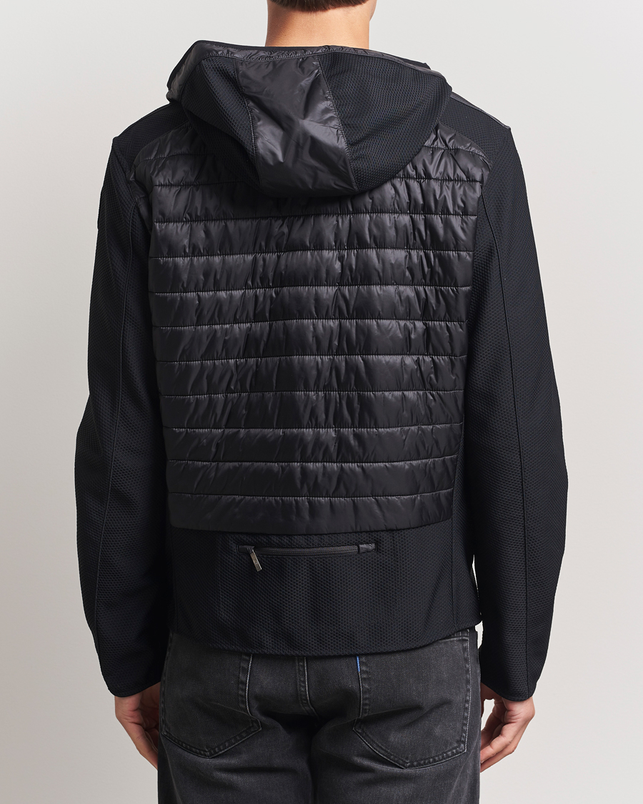 Heren | Jassen | Parajumpers | Nolan Mesh Hooded Hybrid Black