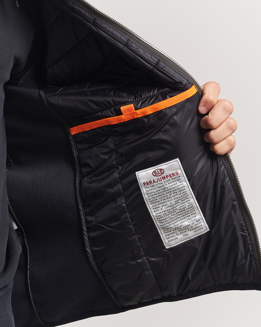 Heren | Jassen | Parajumpers | Nolan Mesh Hooded Hybrid Black