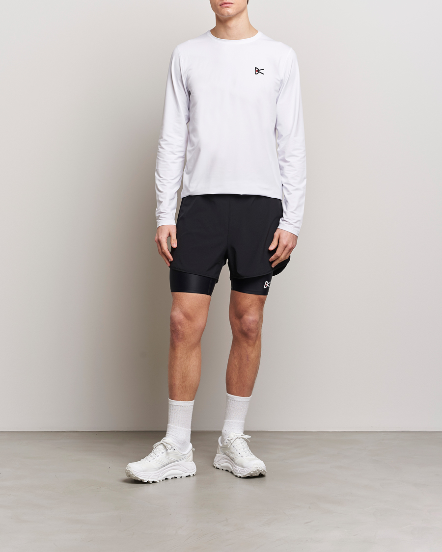 Heren | Korte broek | District Vision | Layered Trail Shorts Black
