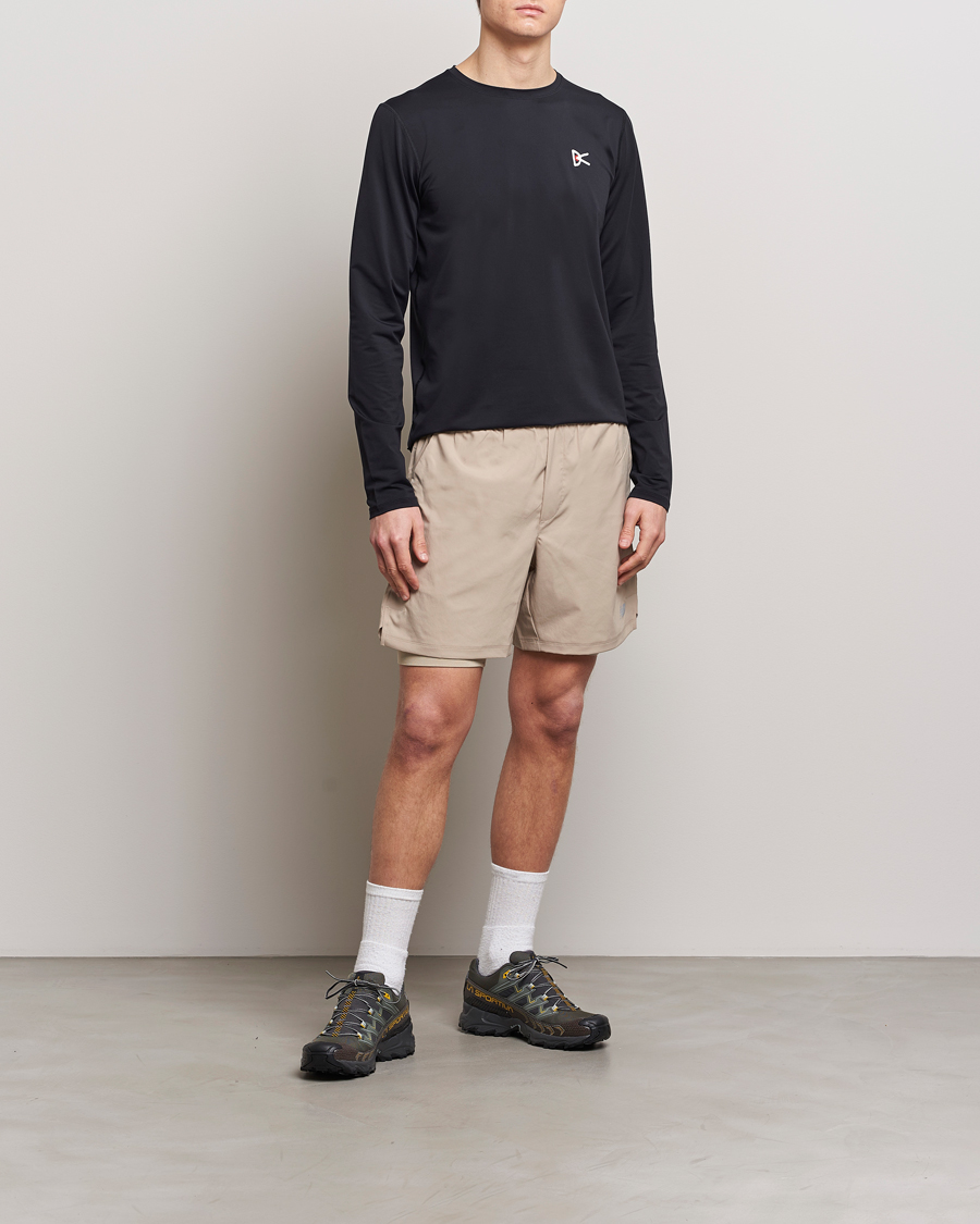 Heren | T-shirts | District Vision | Lightweight Long Sleeve T-Shirt Black