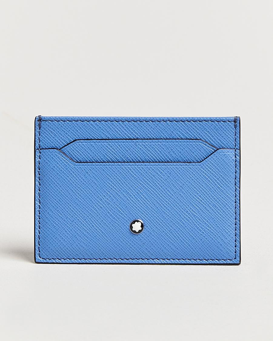 Heren | Portemonnees | Montblanc | Sartorial card holder 5cc Dusty Blue