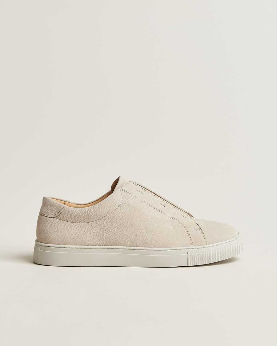 Heren | Sneakers | Myrqvist | Alnö Sneakers Beige Nubuck