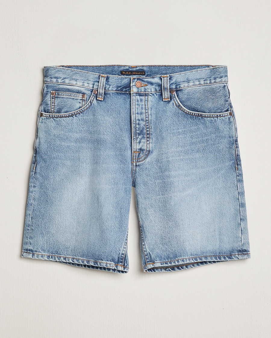 Heren | Korte broek | Nudie Jeans | Seth Denim Shorts Sea Salt