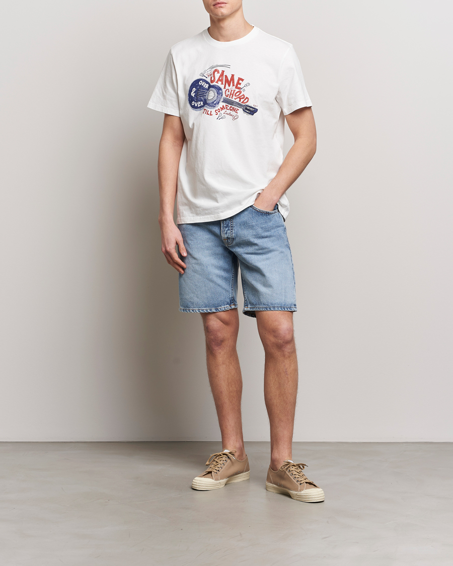 Heren | Korte broek | Nudie Jeans | Seth Denim Shorts Sea Salt