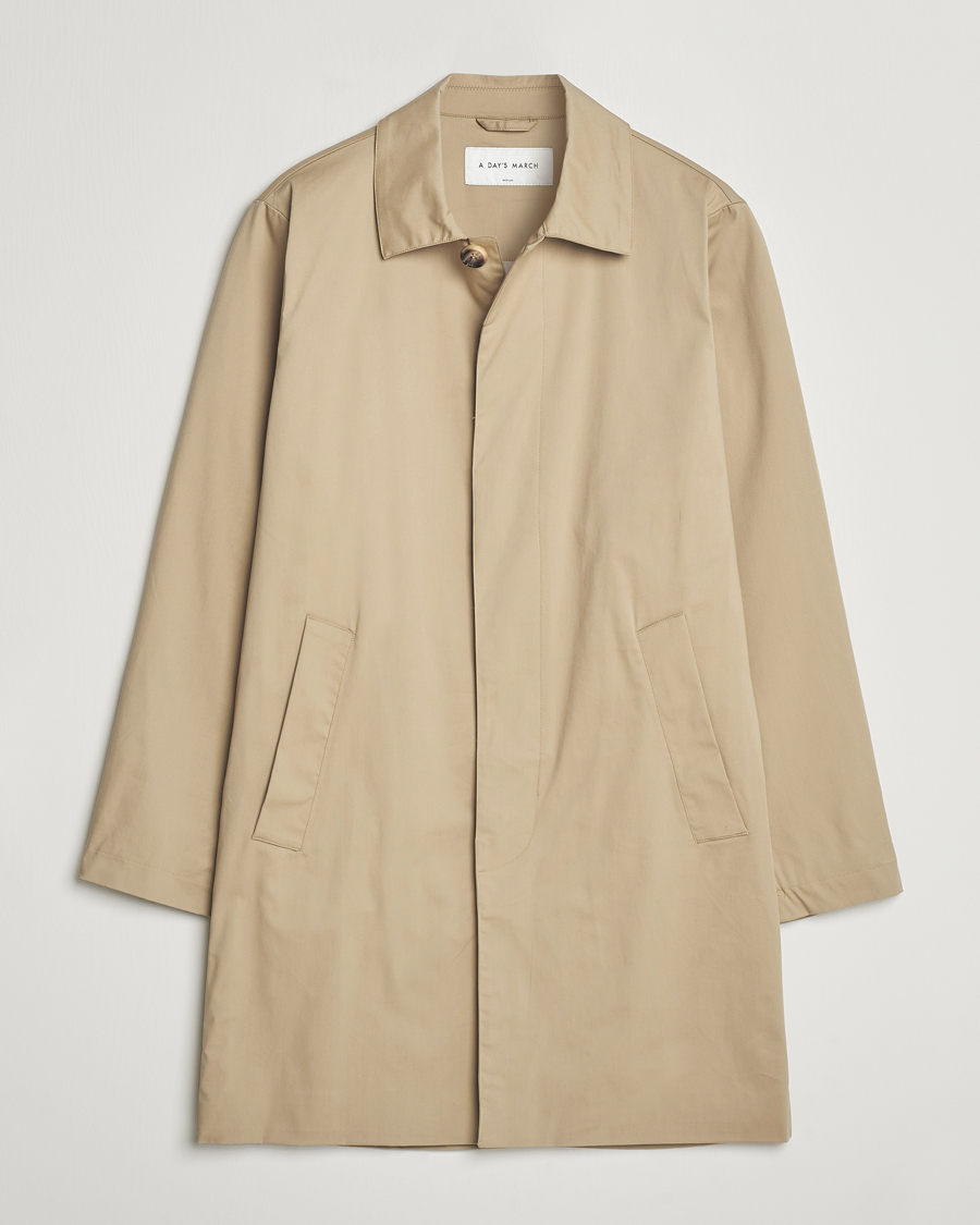 Heren | Jassen | A Day's March | Duster Car Coat Khaki