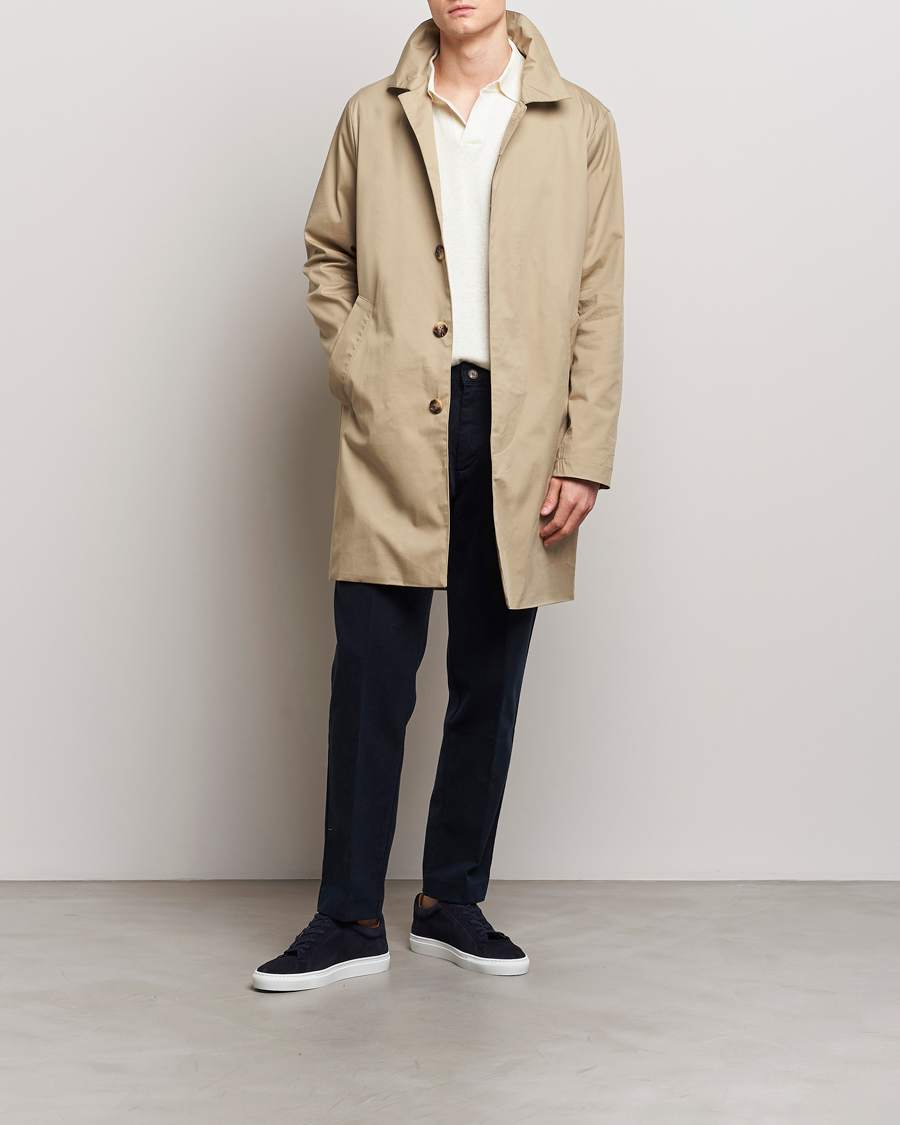 Heren | Jassen | A Day's March | Duster Car Coat Khaki