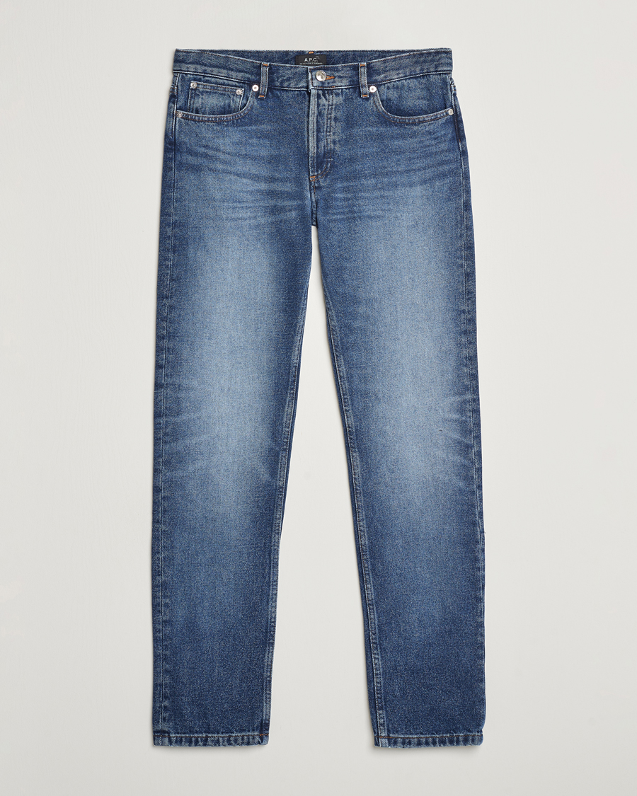 Heren | Jeans | A.P.C. | Petit New Standard Jeans Washed Indigo