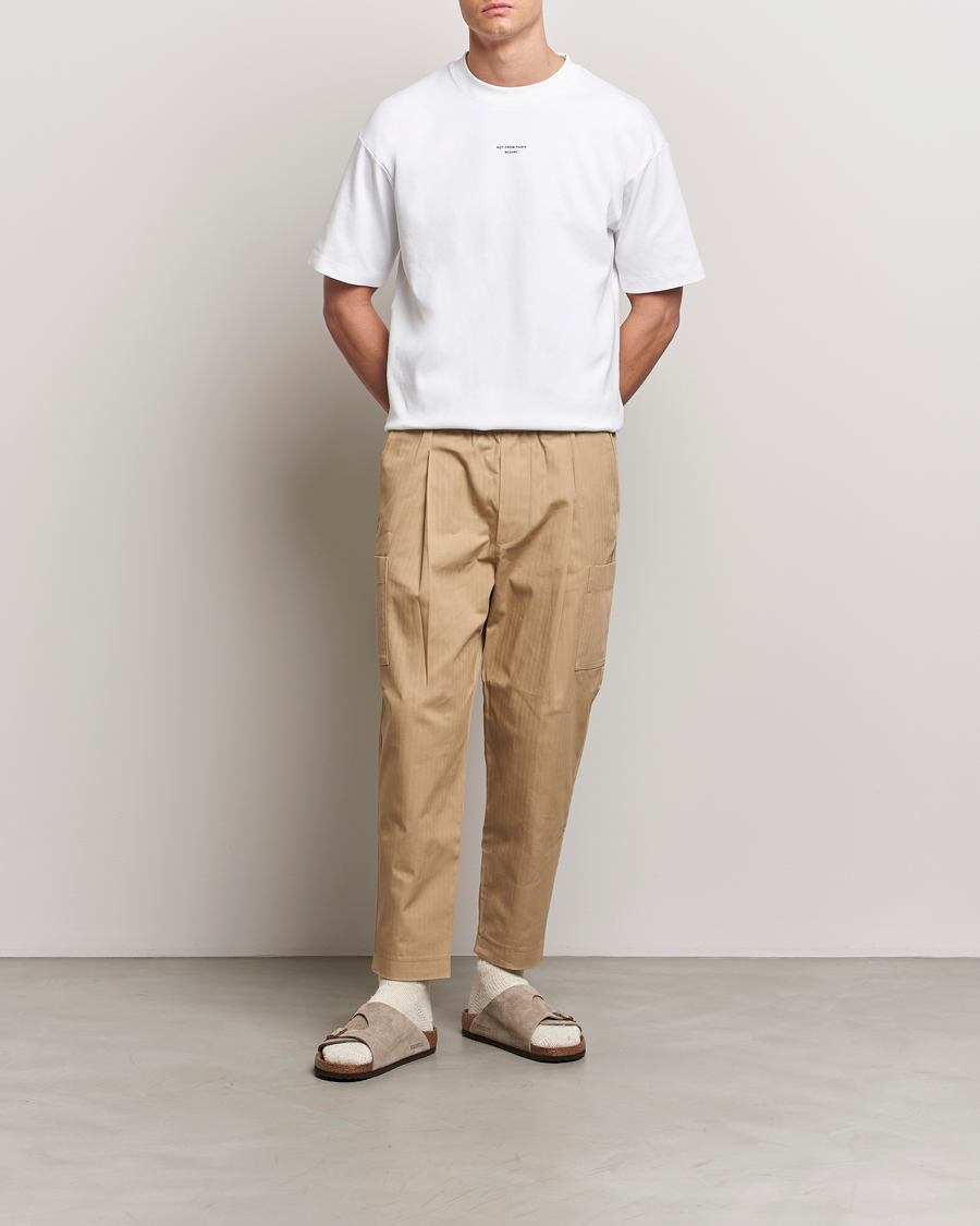 Heren | T-shirts | Drôle de Monsieur | Classic Slogan T-Shirt Optic White