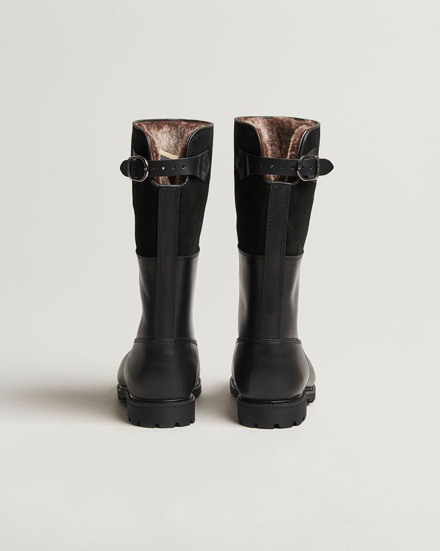 Heren | Laarzen | Ludwig Reiter | Maronibrater Boot Black Calf/Suede Shaft