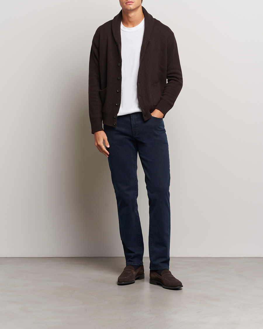 Heren | Jeans | Brax | Cadiz Premium Flex Denim Blue Black