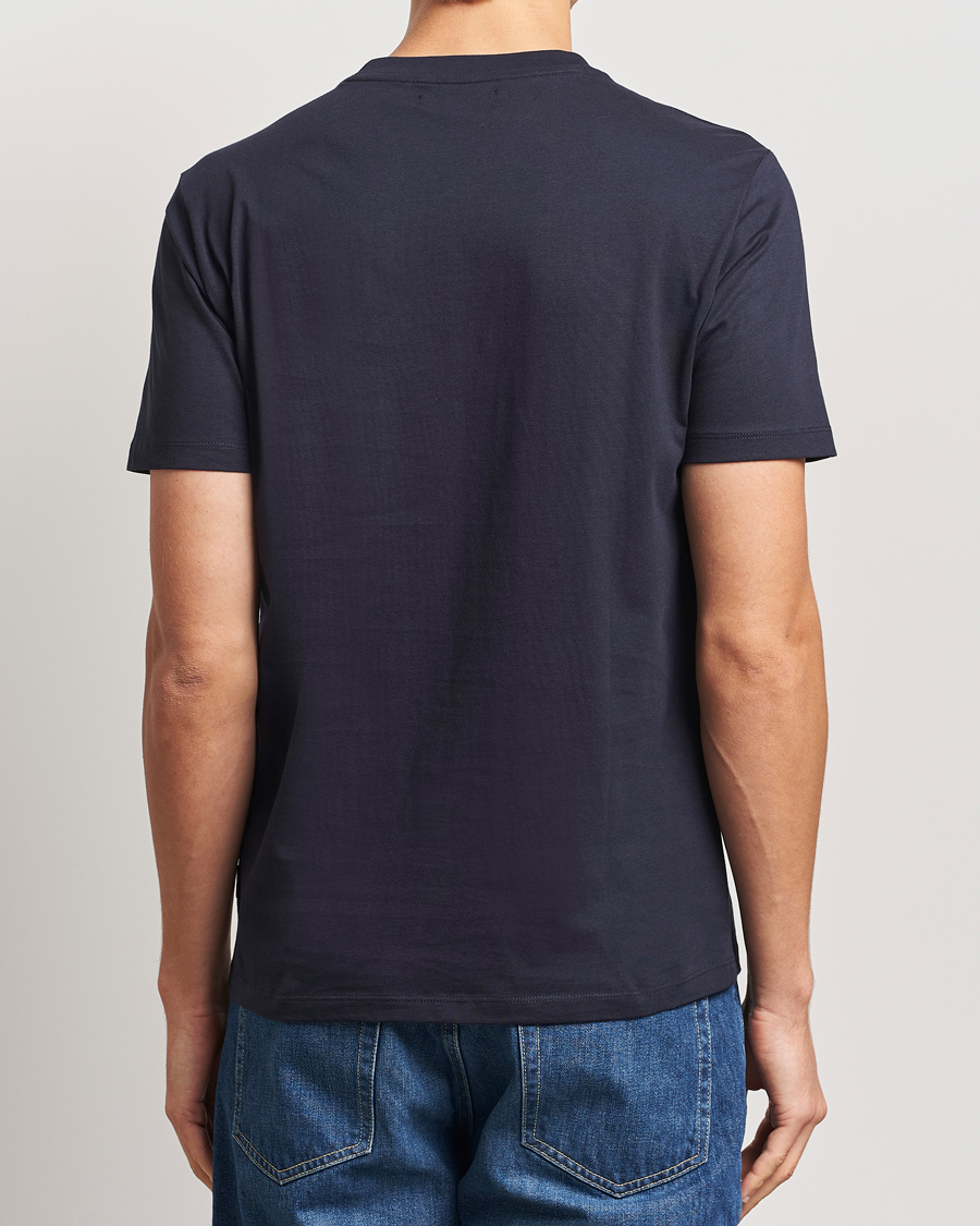 Heren | T-shirts | Replay | Tonal Logo Crew Neck T-Shirt Navy