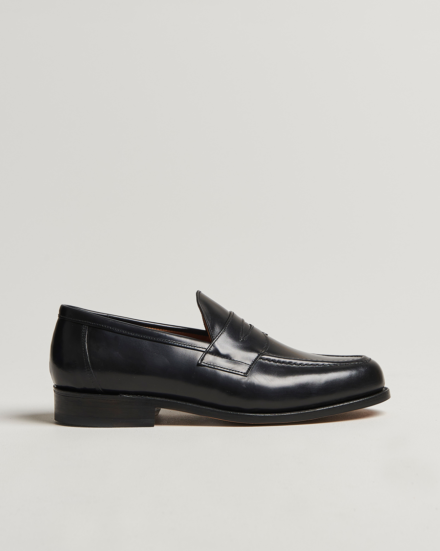 Heren | Instappers | Sanders | Aldwych Calf Penny Loafer Black