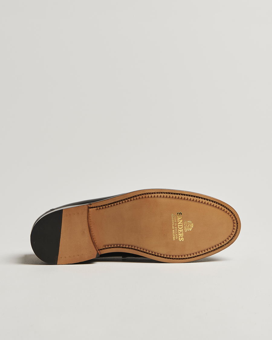 Heren | Instappers | Sanders | Aldwych Calf Penny Loafer Black