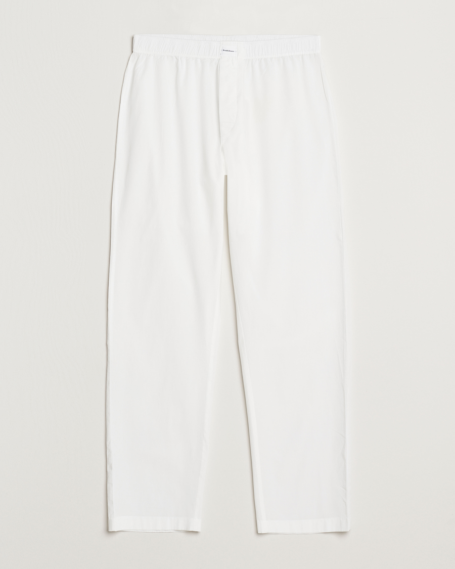 Heren | Pyjama's en gewaden | Bread & Boxers | Woven Pyjama Pant White