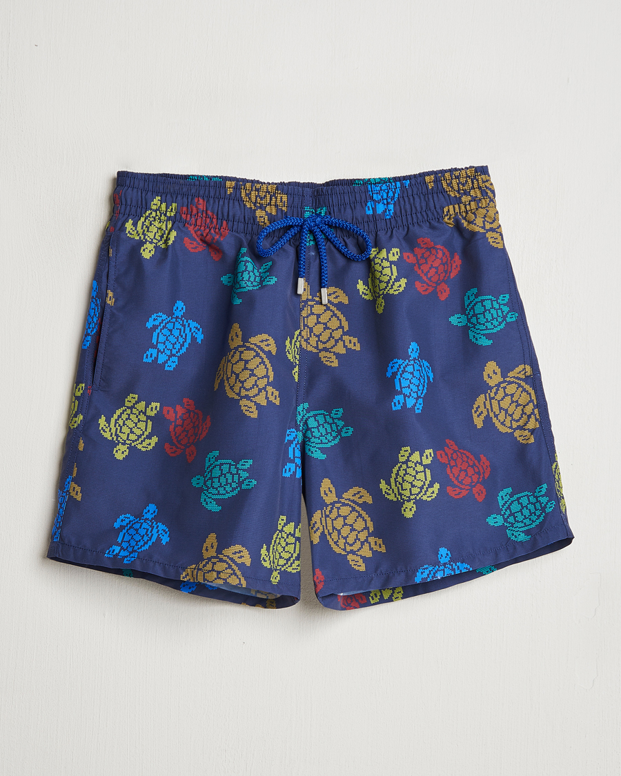 Heren | Zwembroek | Vilebrequin | Moorea Swim Shorts Bleu Marine