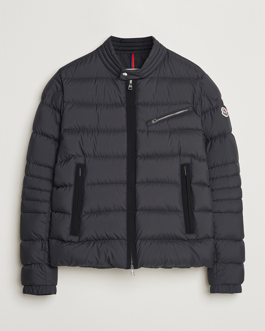 Heren | Jassen | Moncler | Souillet Biker Jacket Black