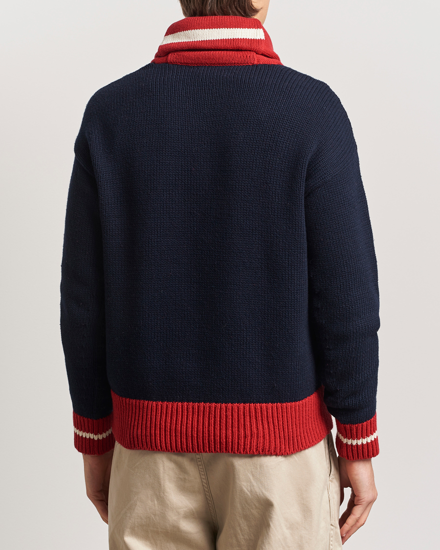 Heren | Truien | Polo Ralph Lauren | Cotton Shawl Pullover Navy Combo