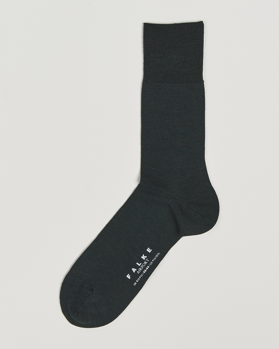 Heren | Ondergoed | Falke | Airport Socks Forest Green
