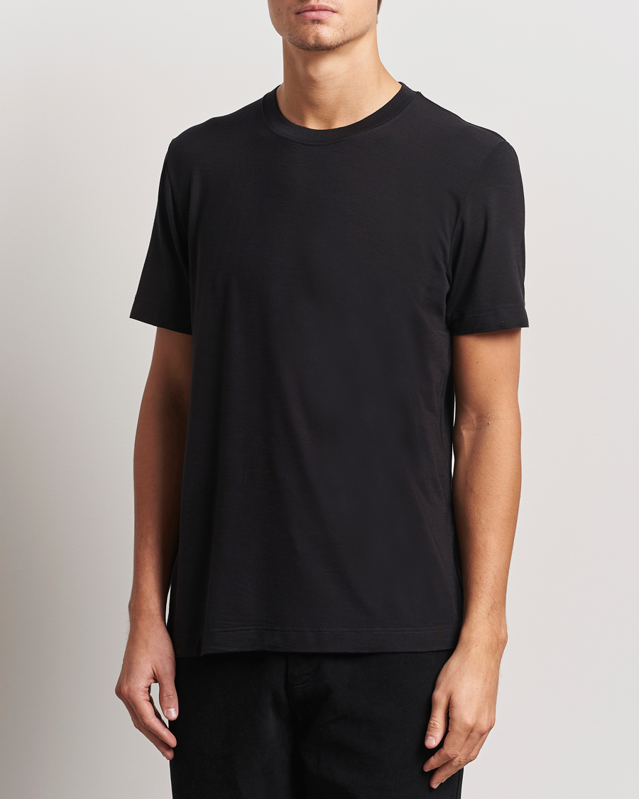 Heren | T-shirts | CDLP | Wool T-Shirt Black