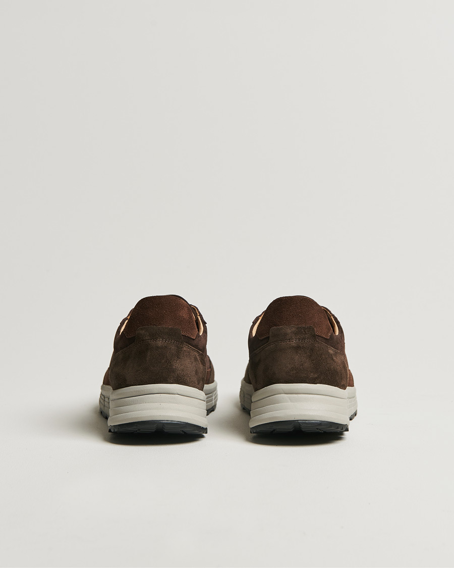 Heren | Sneakers | CQP | Renna Suede Runner Dark Brown