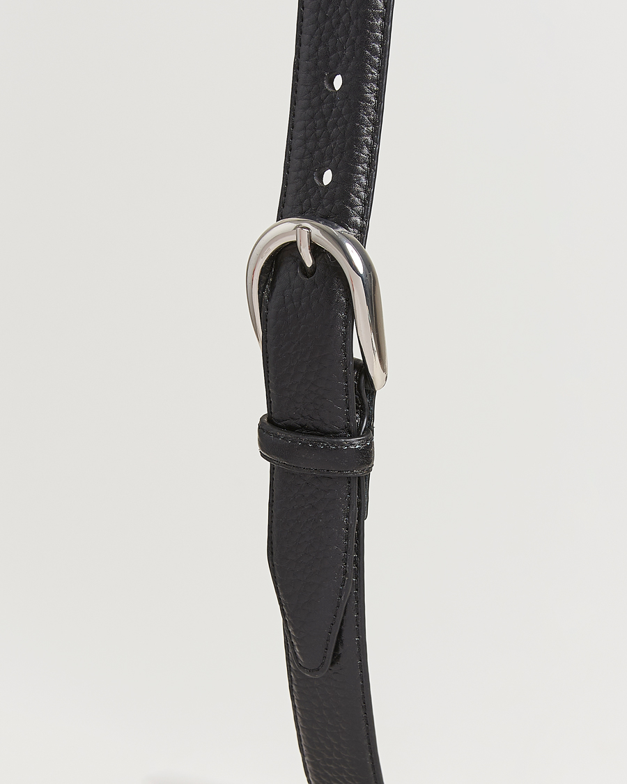 Heren | Riemen | Loake 1880 | Harry Grained Leather Belt Black