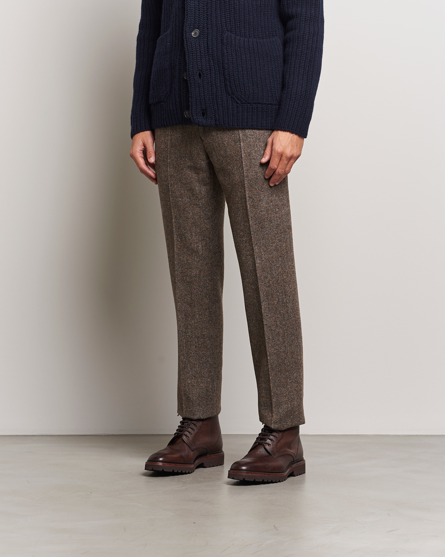 Heren | Laarzen | Loake 1880 | Aquarius Grained Lightweight Boot Dark Brown