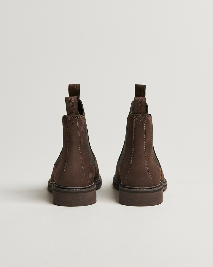 Heren | Laarzen | Loake 1880 | Ducksworth Waterproof Chelsea Boot Brown Nubuck