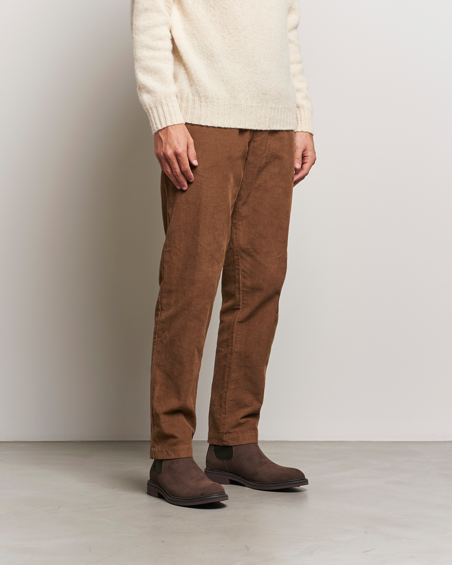 Heren | Laarzen | Loake 1880 | Ducksworth Waterproof Chelsea Boot Brown Nubuck