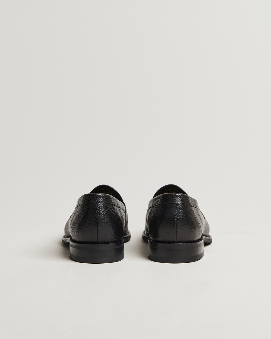 Heren | Instappers | Loake 1880 | Imperial Grained Penny Loafer Black