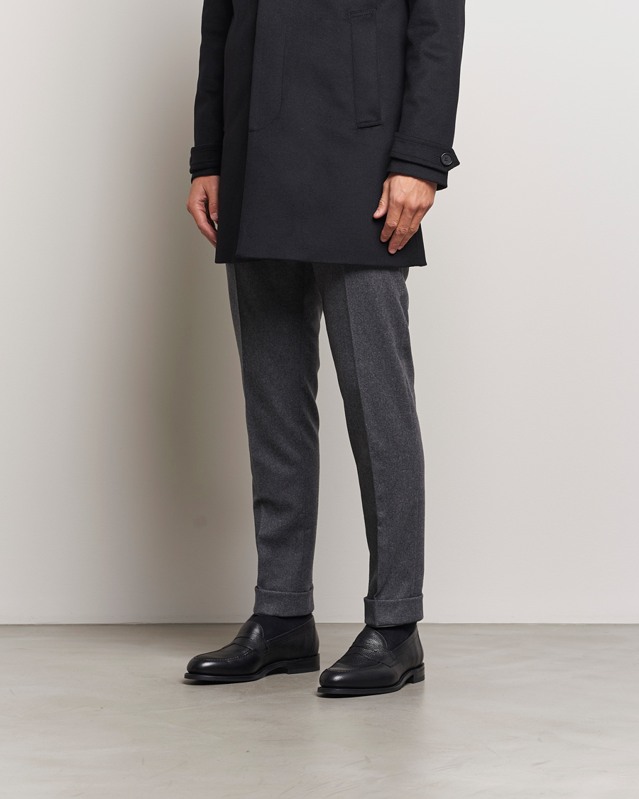 Heren | Instappers | Loake 1880 | Imperial Grained Penny Loafer Black