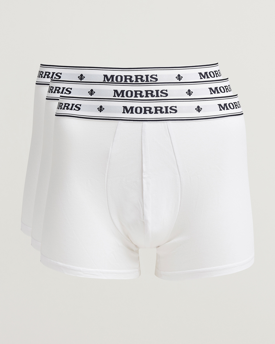 Heren | Ondergoed | Morris | Boxer Brief 3-Pack White