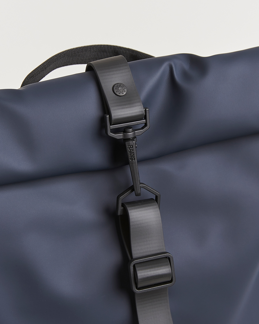 Heren | Tassen | RAINS | Rolltop Rucksack Navy