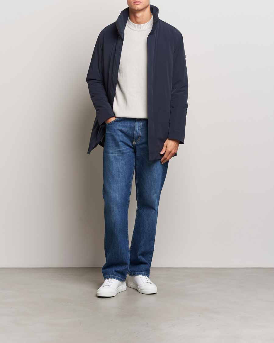 Heren | Jassen | Scandinavian Edition | Town II Waterproof Lightweight Coat Midnight Blue