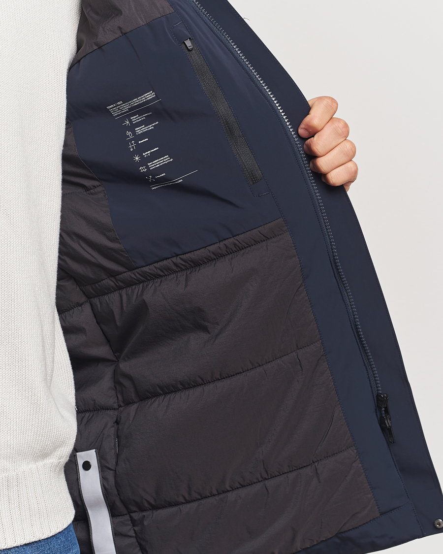 Heren | Jassen | Scandinavian Edition | Town II Waterproof Lightweight Coat Midnight Blue