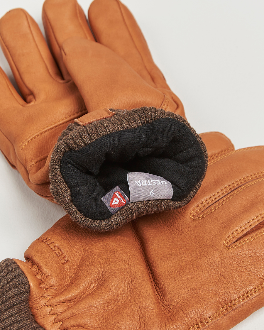 Heren | Handschoenen | Hestra | Tore Deerskin Primaloft Lined Glove Cork
