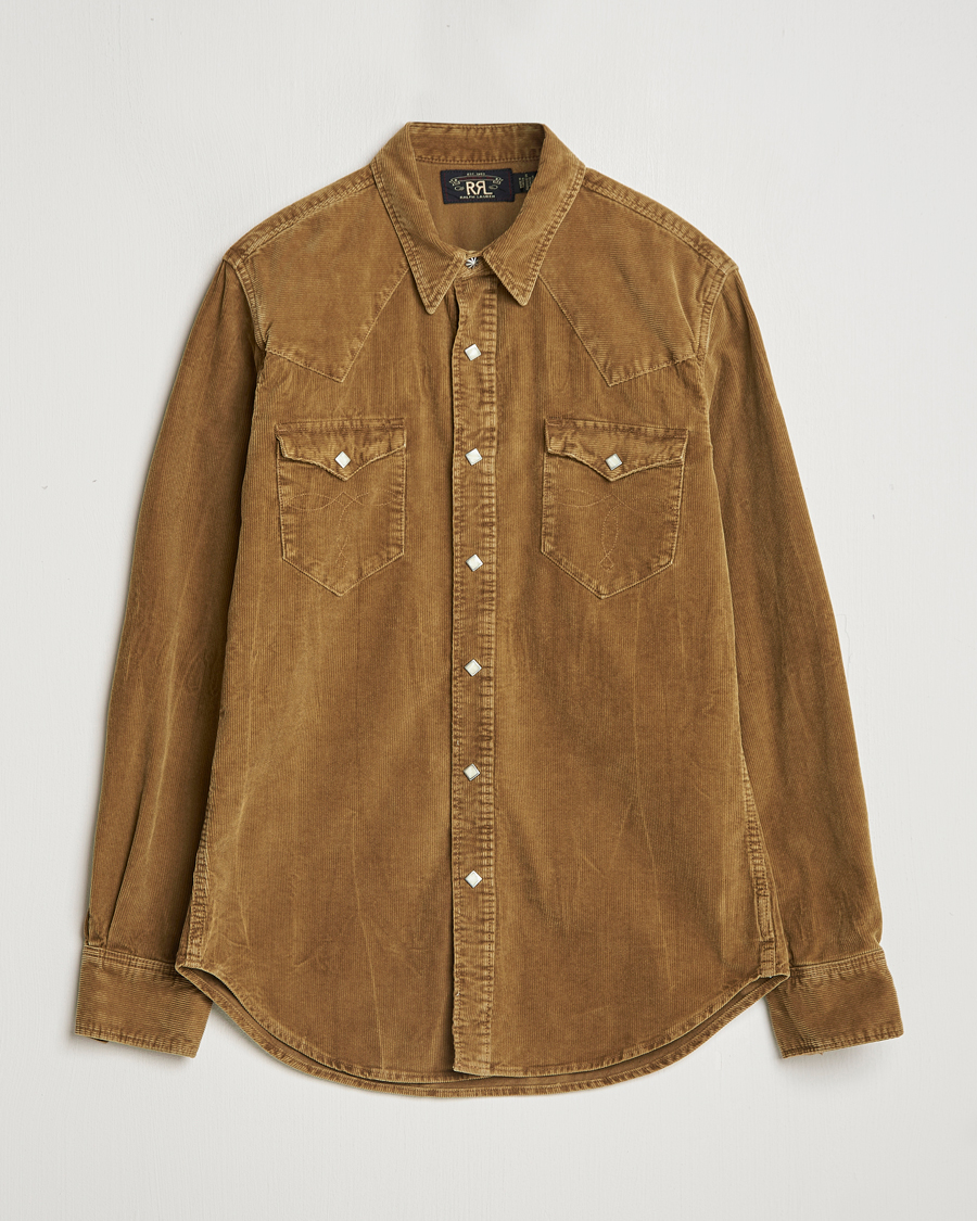 Heren | Overhemden | RRL | Buffalo Western Shirt Faded Tan