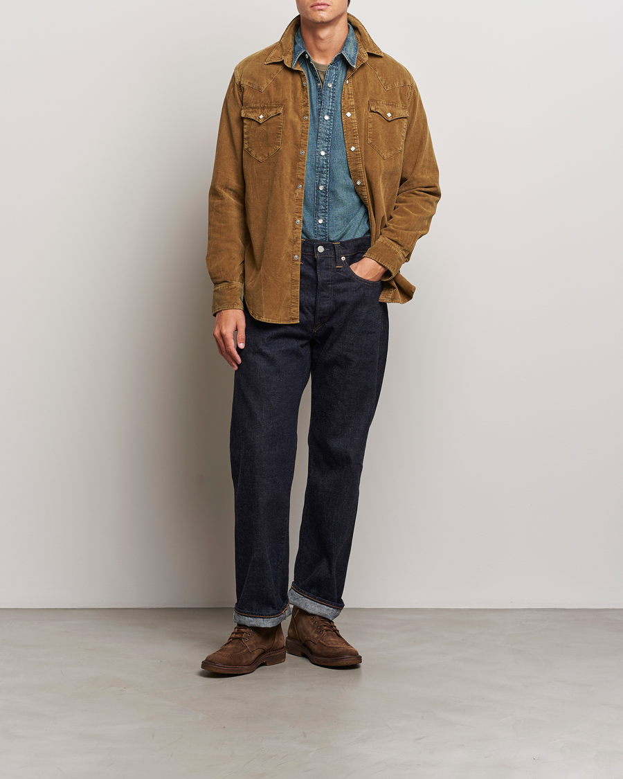 Heren | Overhemden | RRL | Buffalo Western Shirt Faded Tan