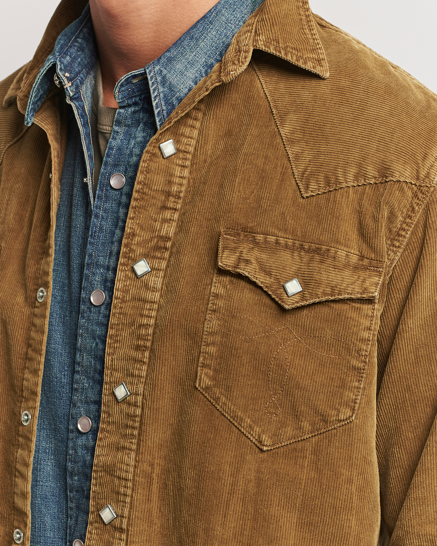 Heren | Overhemden | RRL | Buffalo Western Shirt Faded Tan