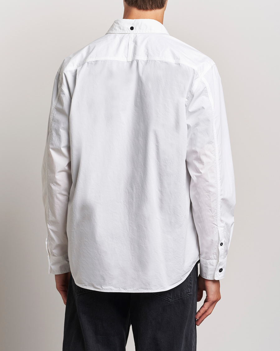 Heren | Overhemden | Stone Island | Garment Dyed Cotton Canvas Overshirt White
