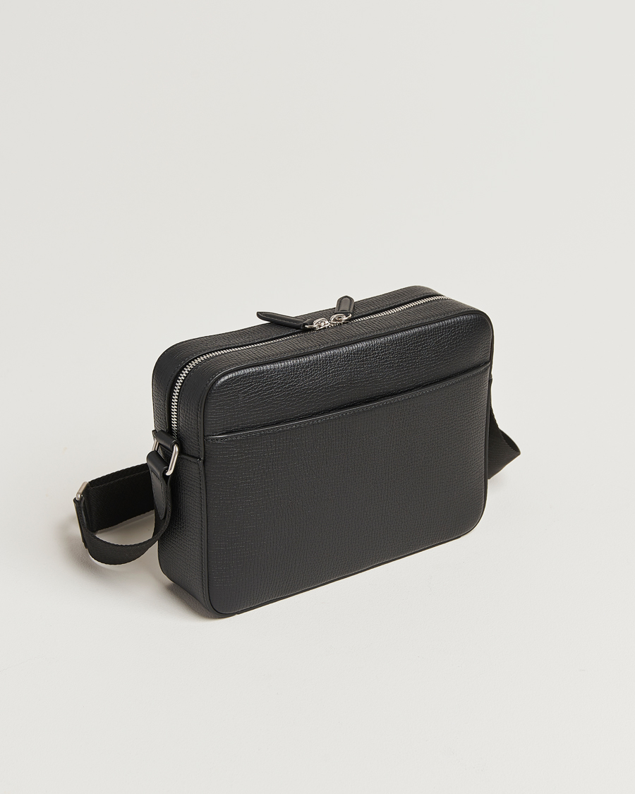 Heren | Tassen | Smythson | Ludlow Zip Crossbody Bag Black