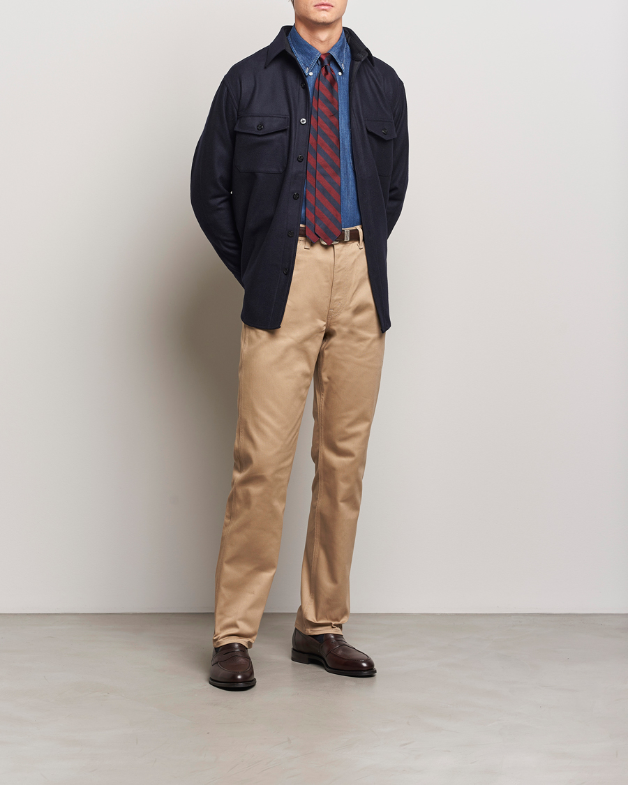 Heren | Broeken | Kamakura Shirts | Take Ivy 5-Pocket Pants Khaki