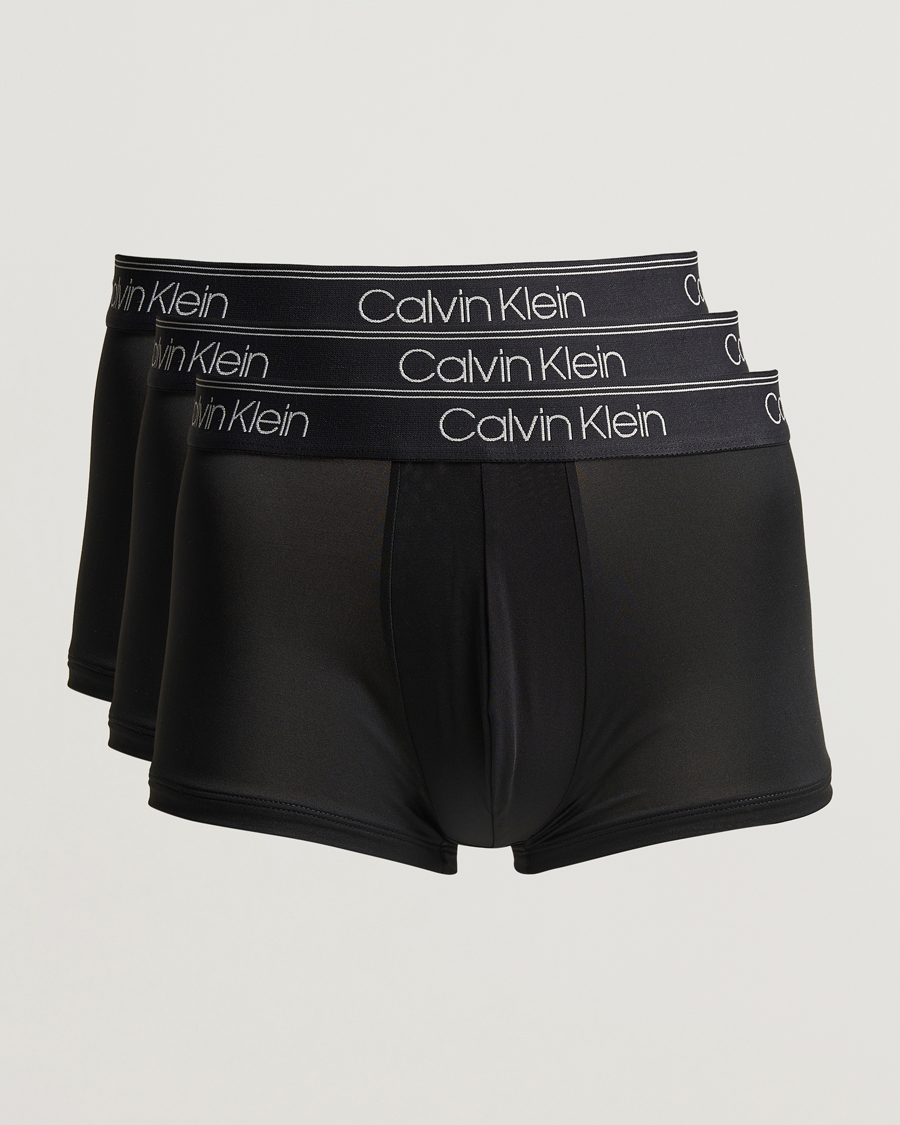 Heren | Ondergoed | Calvin Klein | 3-Pack Micro Stretch Trunk Black