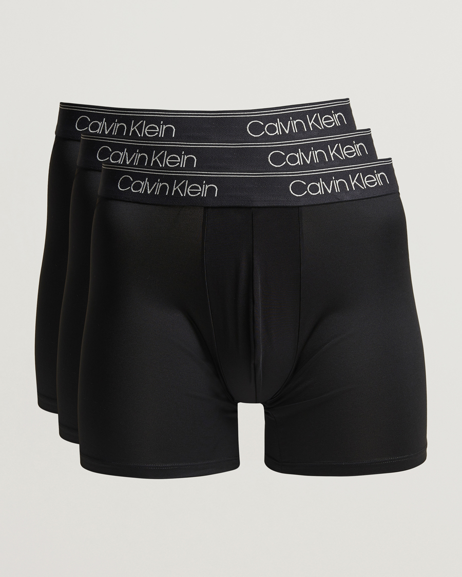 Heren | Ondergoed | Calvin Klein | 3-Pack Micro Stretch Boxer Brief Black