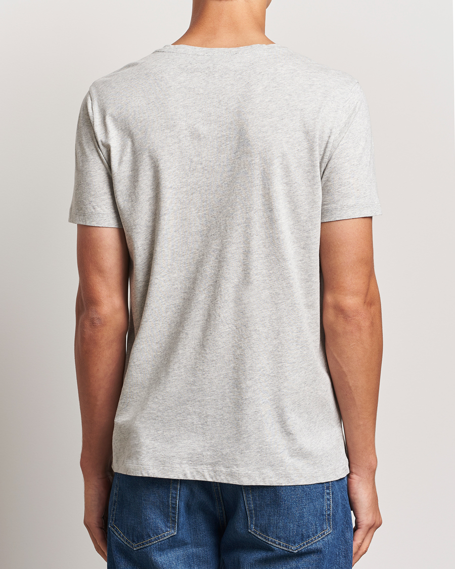 Heren | T-shirts | A Day's March | Lightweight T-Shirt Grey Melange