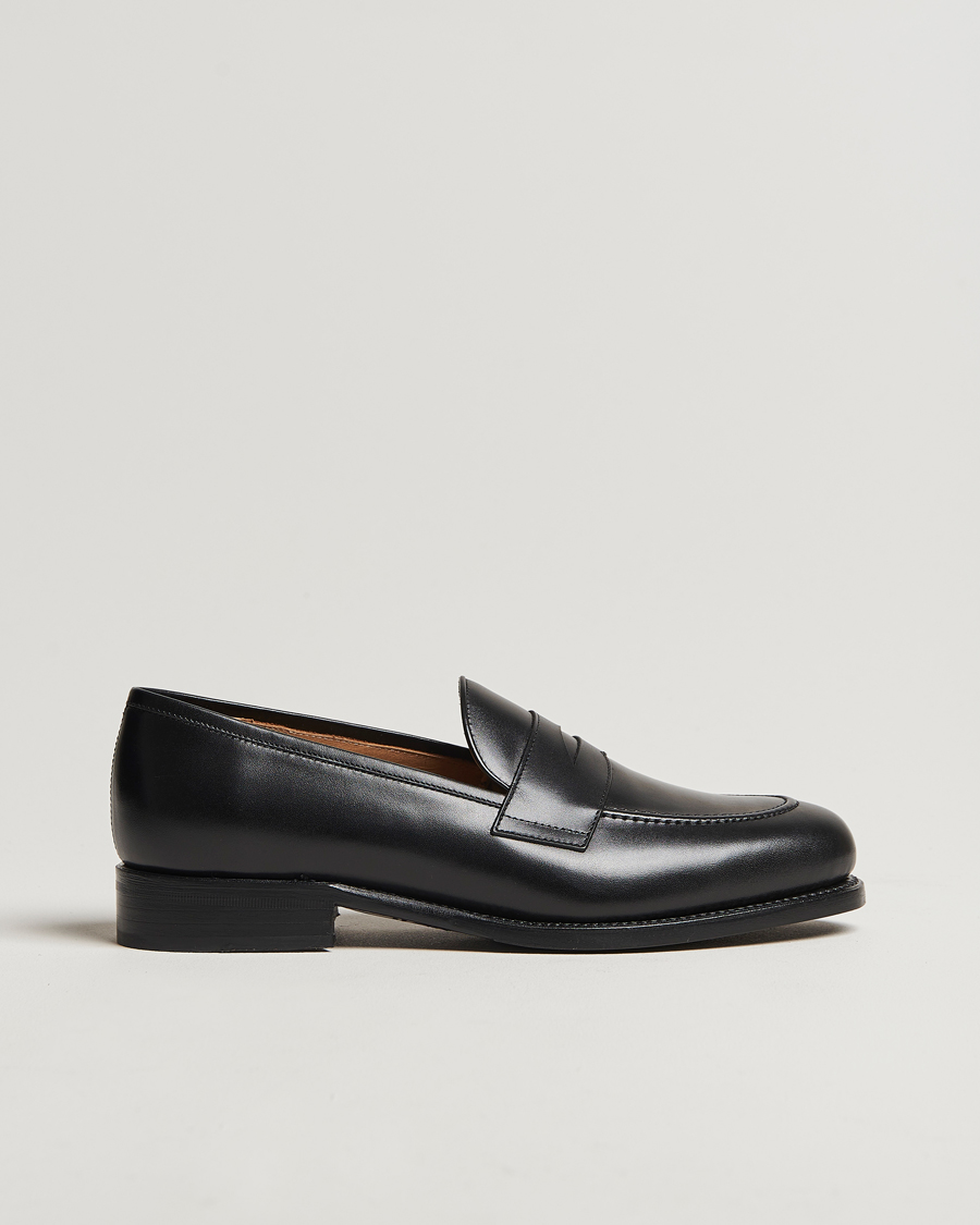 Heren | Oscar Jacobson Penny Loafers Black | Oscar Jacobson | Penny Loafers Black