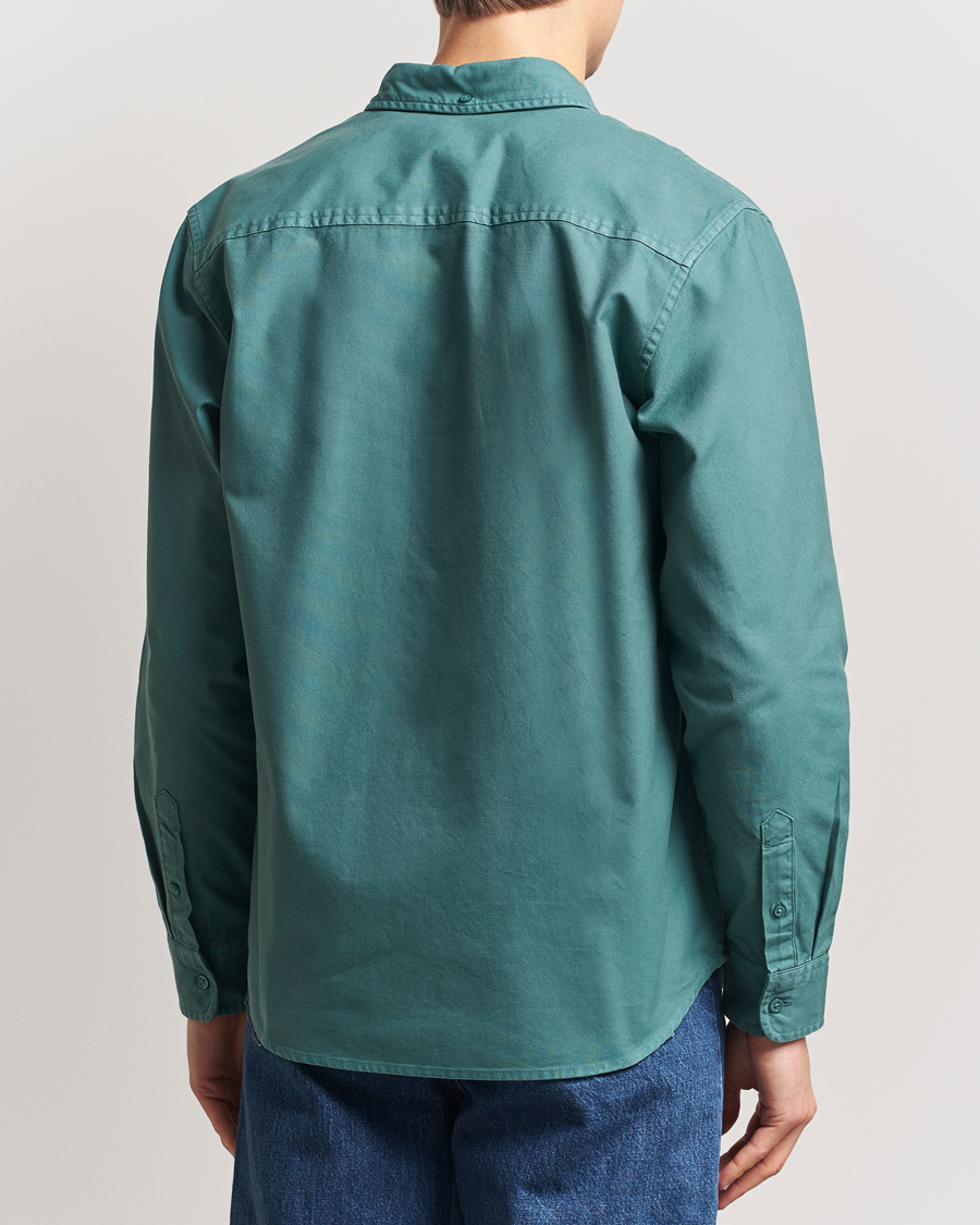 Heren | Overhemden | Carhartt WIP | Bolton Cotton Oxford Shirt Silver Pine