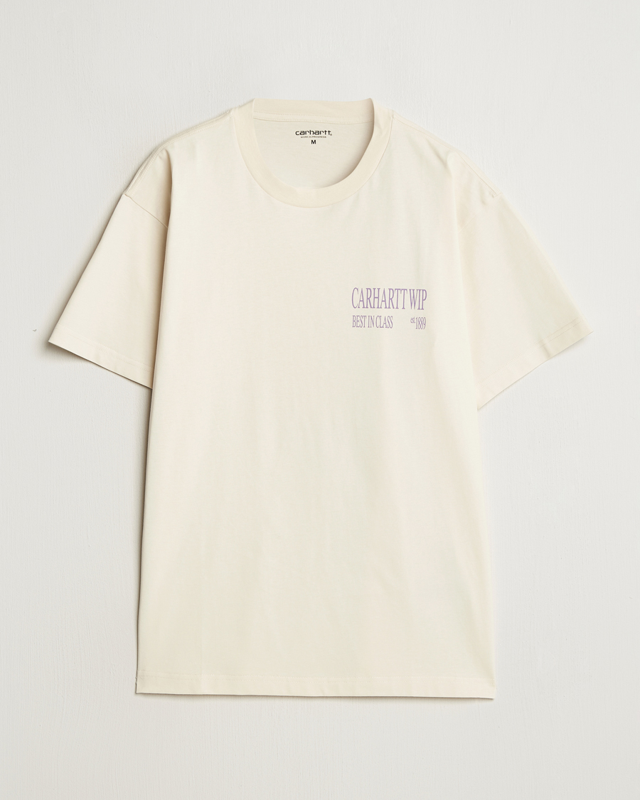 Heren | T-shirts | Carhartt WIP | Best in Class T-Shirt Natural