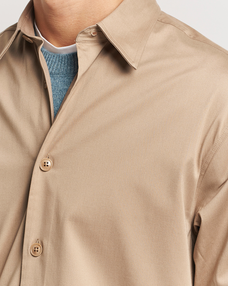 Heren | Overhemden | NN07 | Quinsy Cotton Overshirt Timber Wolf