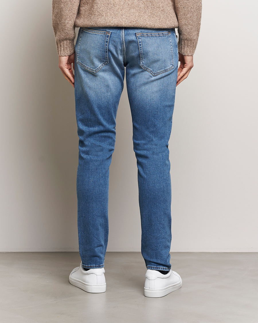 Heren | Jeans | Tiger of Sweden | Pistolero Stretch Cotton Jeans Pale Blue